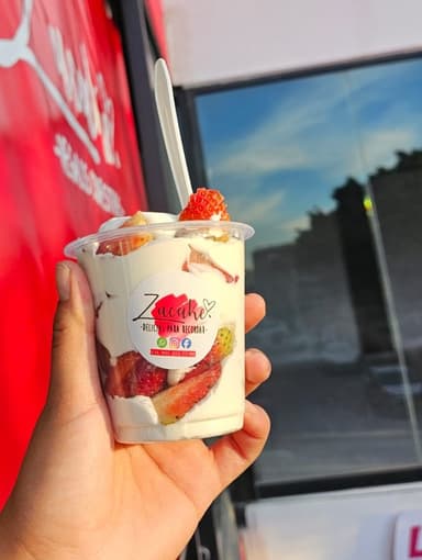 Fresas con Crema Vaso chico