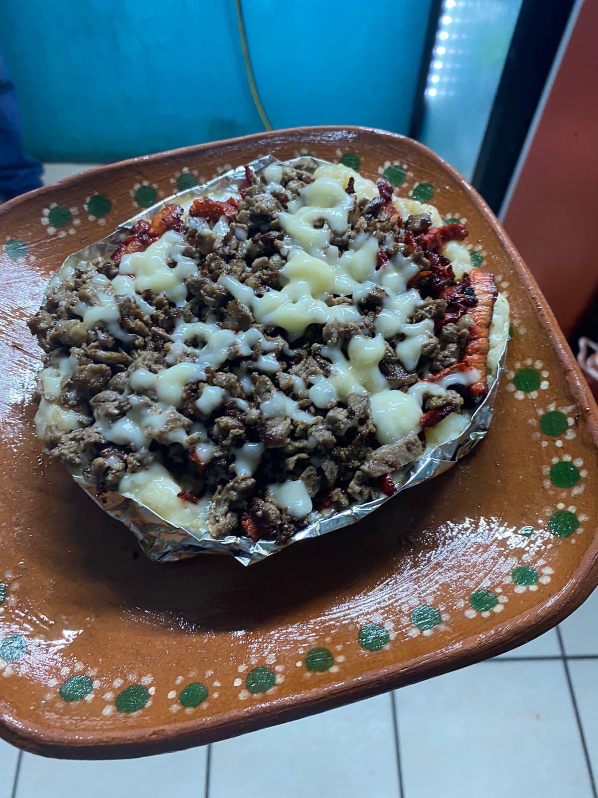 Papa Asada Bistec