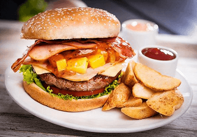 Hamburguesa Hawaiana