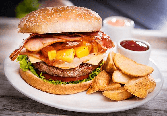 Hamburguesa Hawaiana