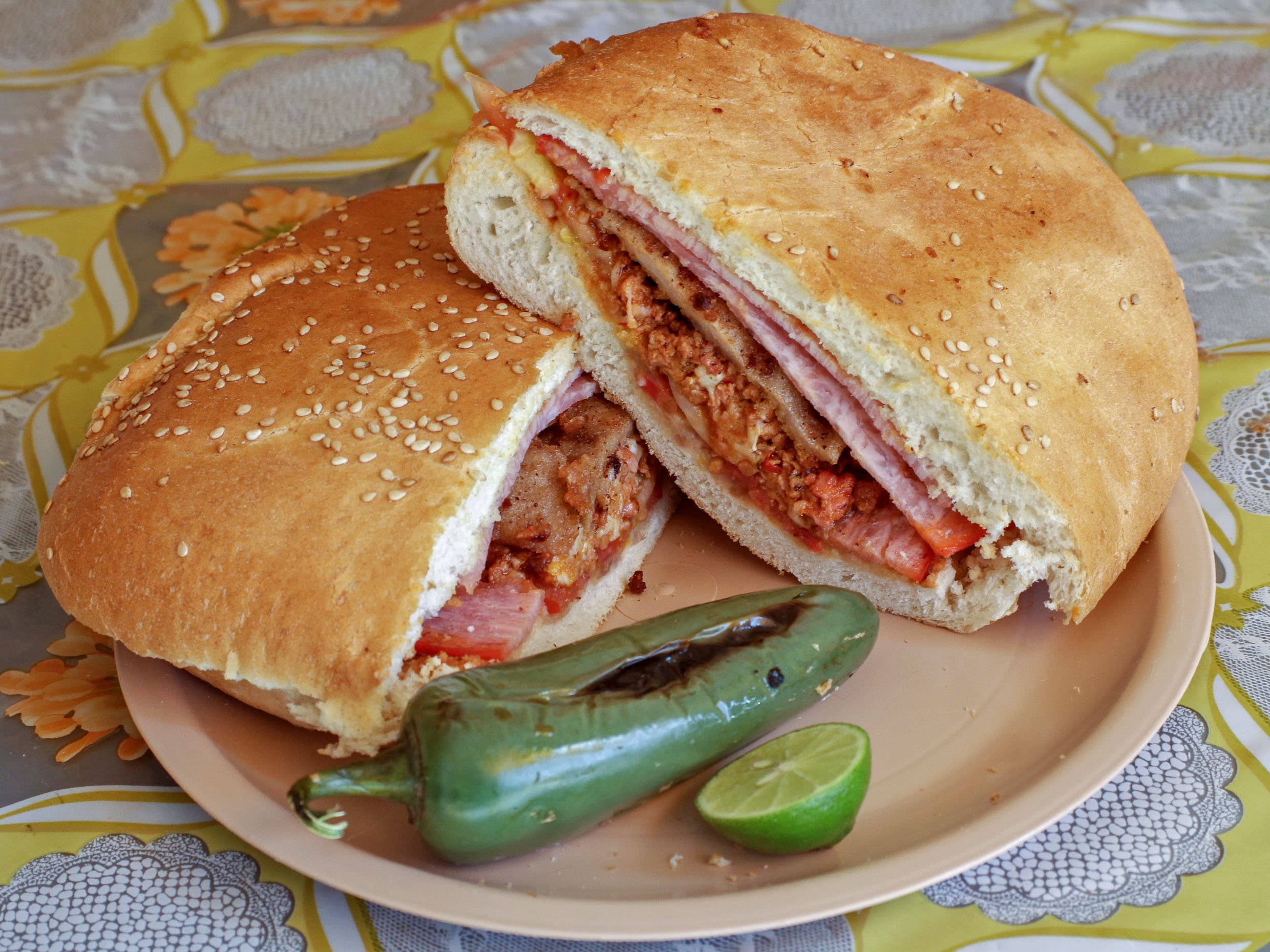Torta Sinaloense Jumbo