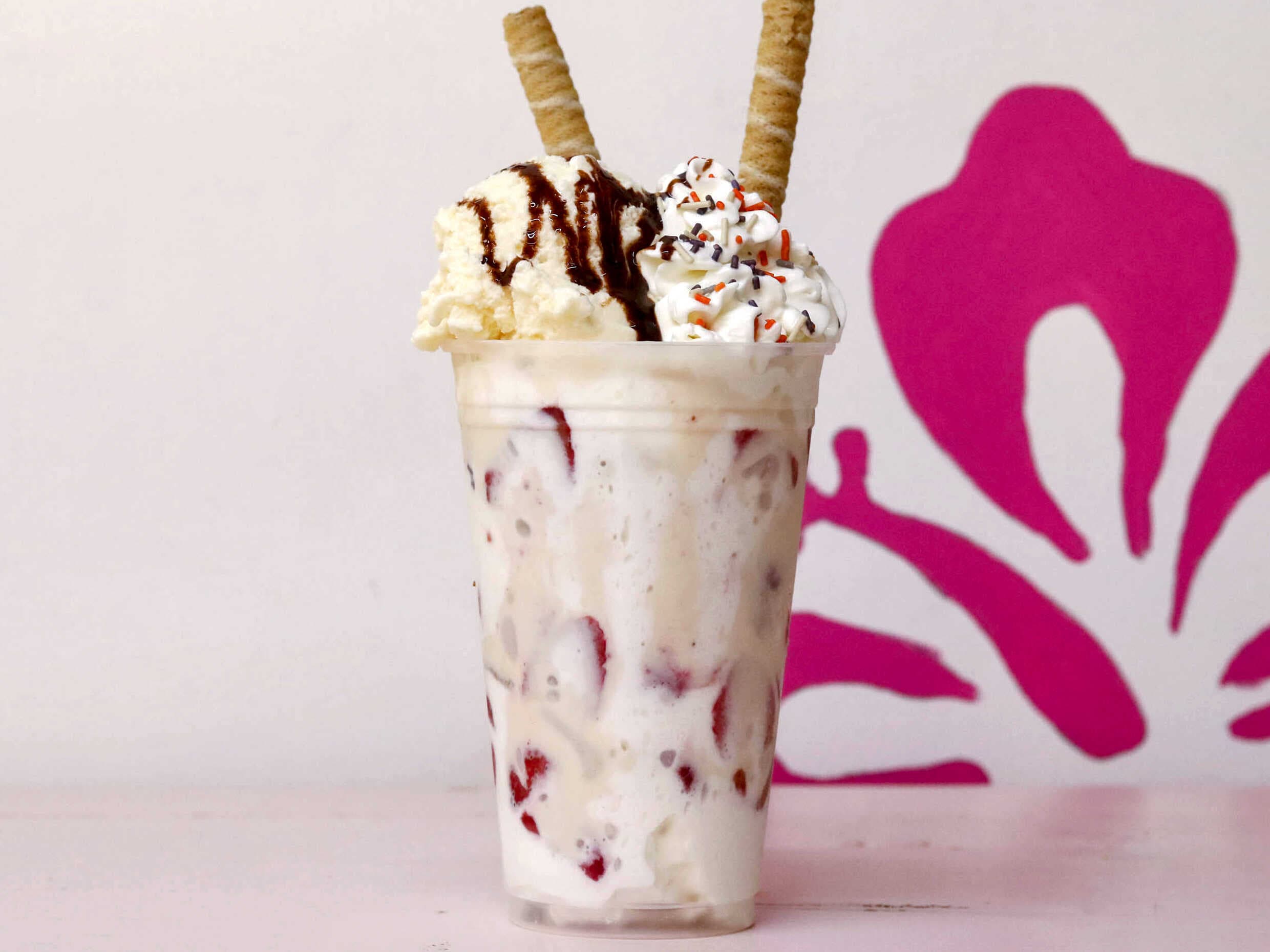 Súper Fresas con Helado