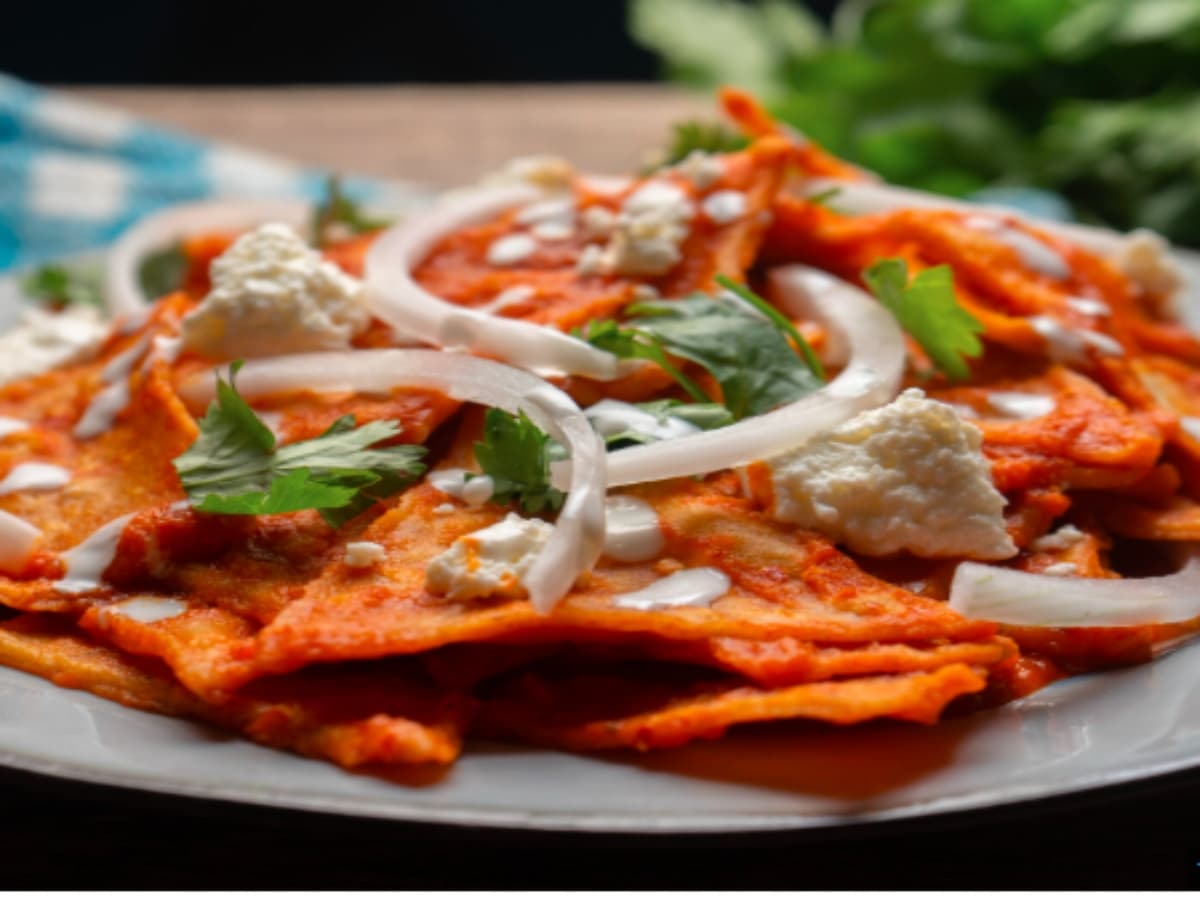 Media Orden de Chilaquiles con Carne Asada