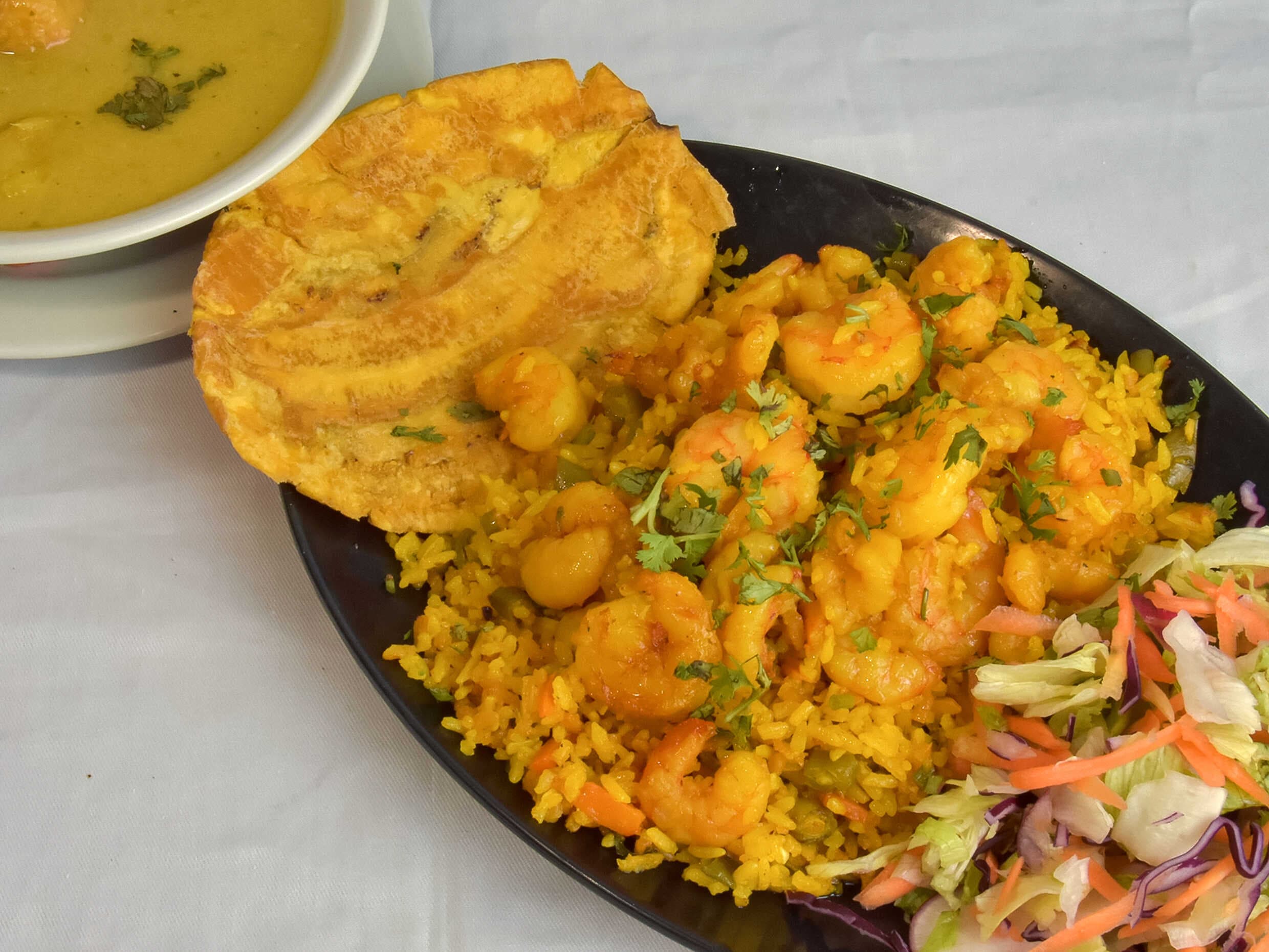 Arroz con Langostinos + Consomé