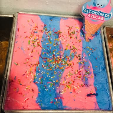 Helado de Algodón de Azúcar