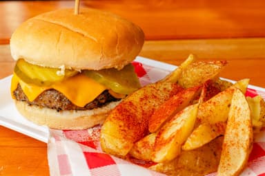🔥Chesse Burger + Papas🔥