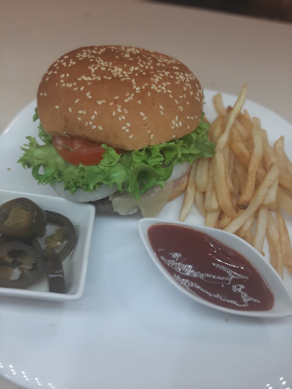 Hamburguesa de arrachera