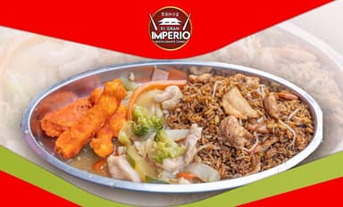 Plato Personal (Arroz+Chop Suey+Papas+3 Croquetas)