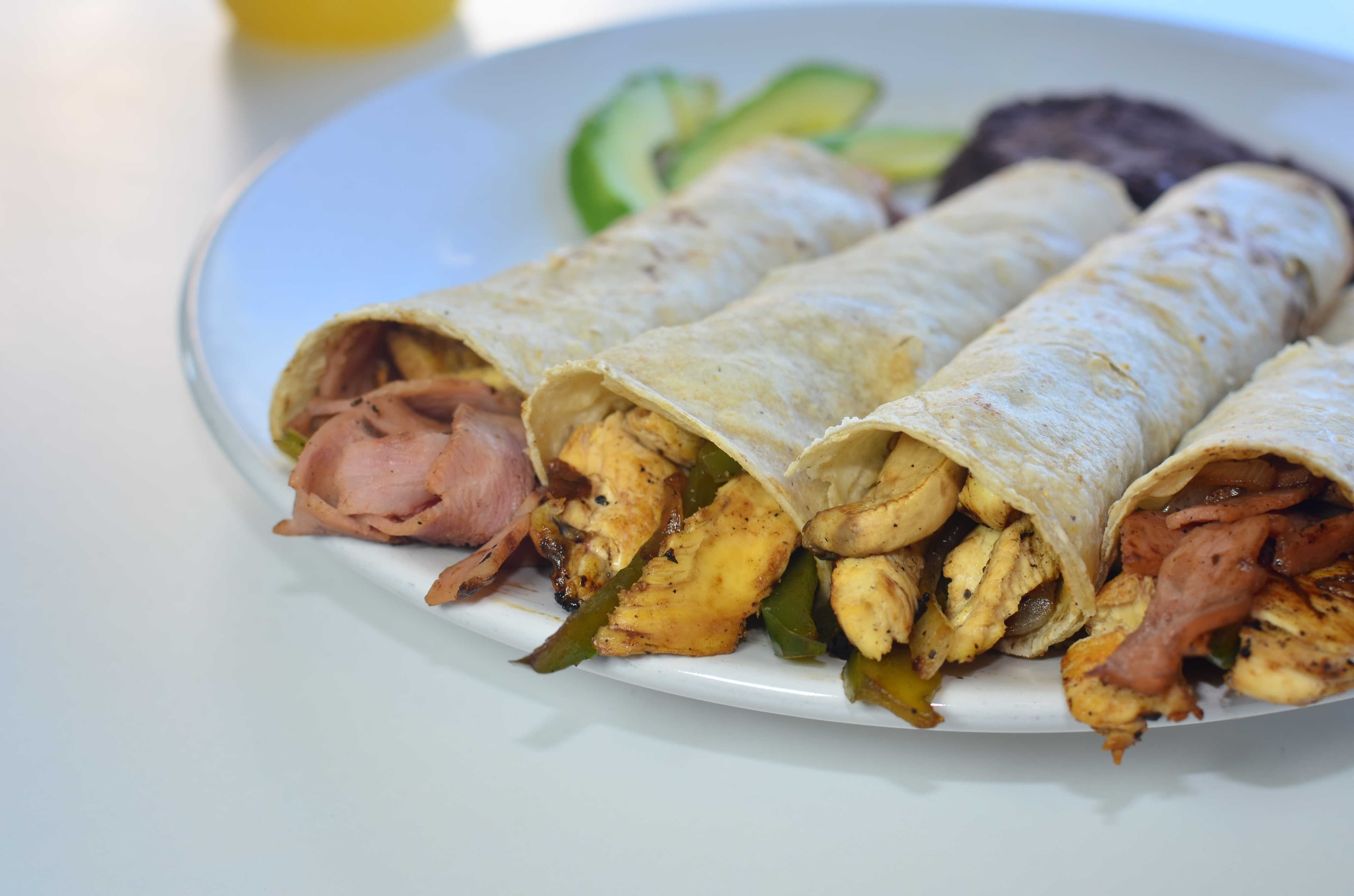 Tacos de Fajita de Pollo 4 pza