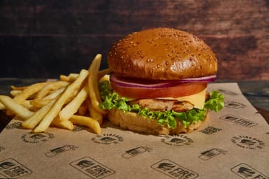 Hamburguesa De Pollo a la Parrilla
