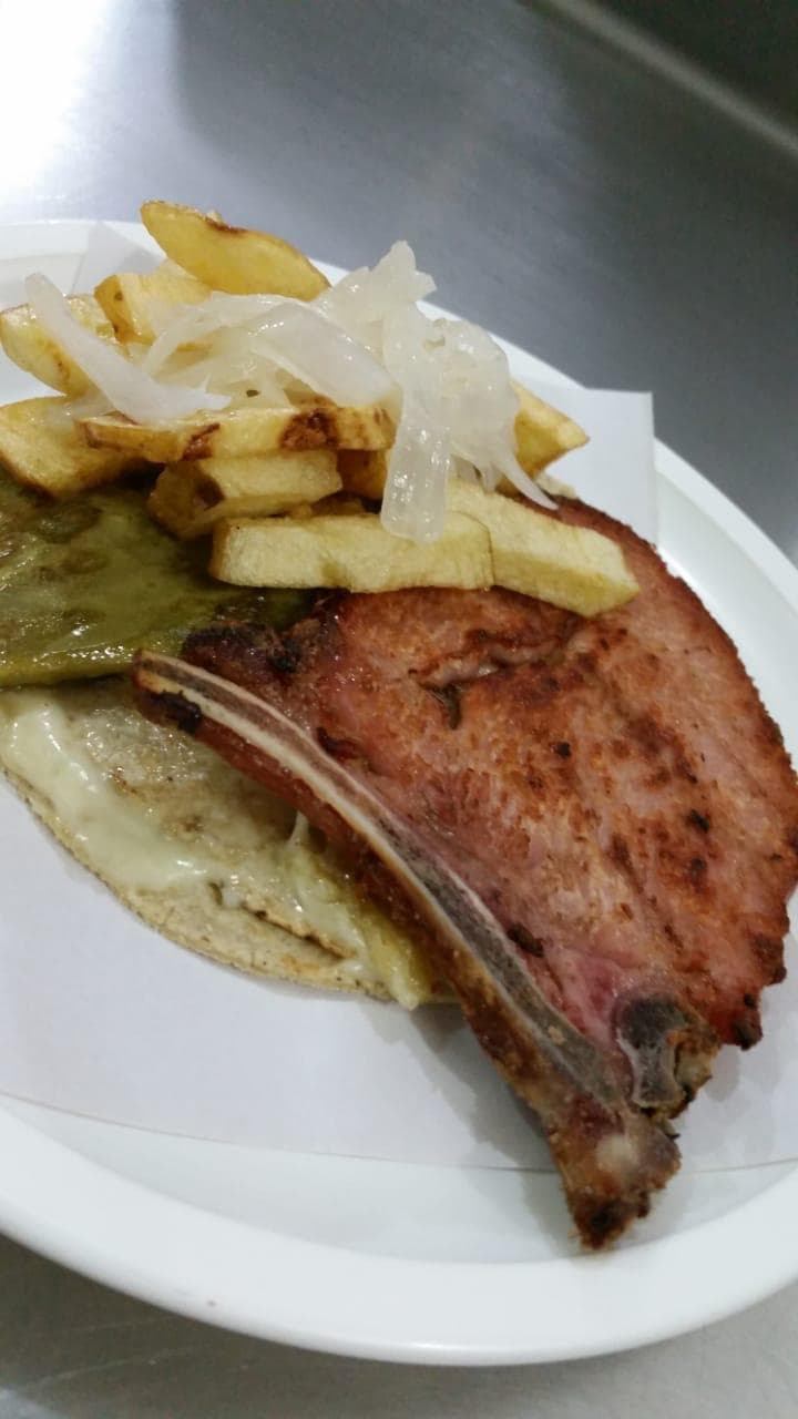 Taco Chuleta Ahumada