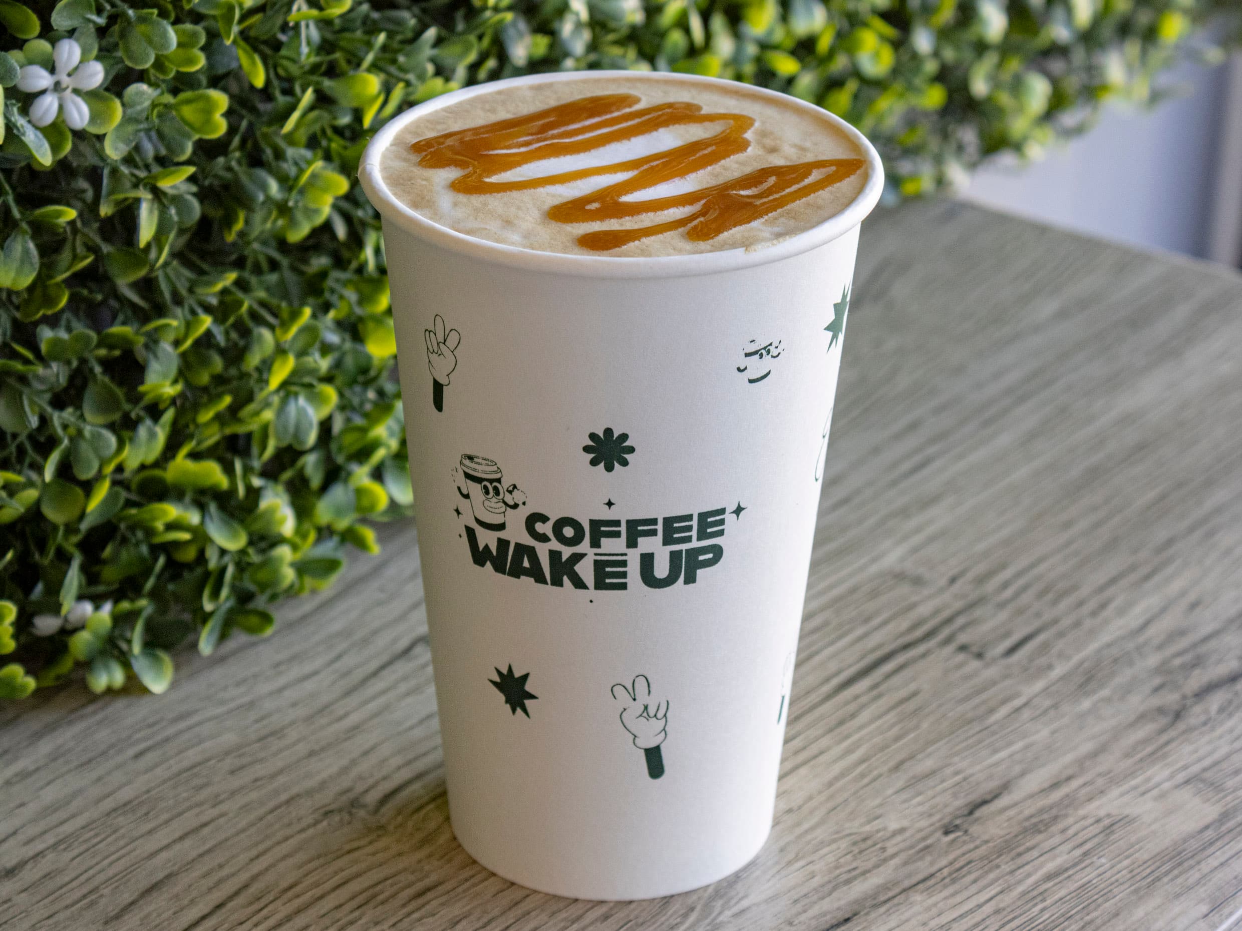 Latte De Caramelo  CH 12 oz caliente