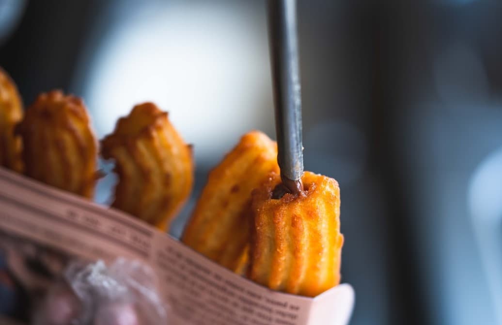Churros Rellenos de Leche Condensada