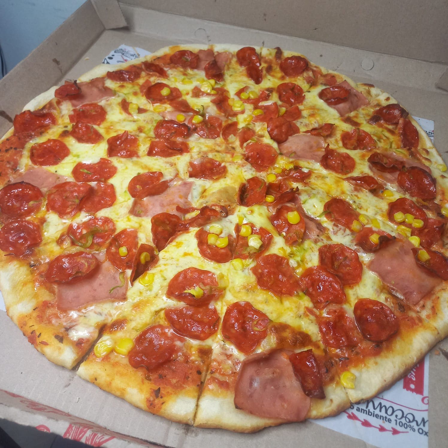 Pizza Pepperoni Junior 8 Porciones 30x30cms