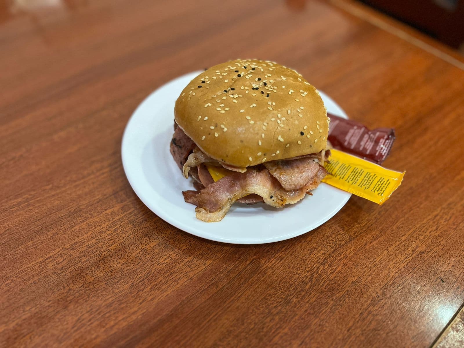 Hamburguesa Especial Tocino