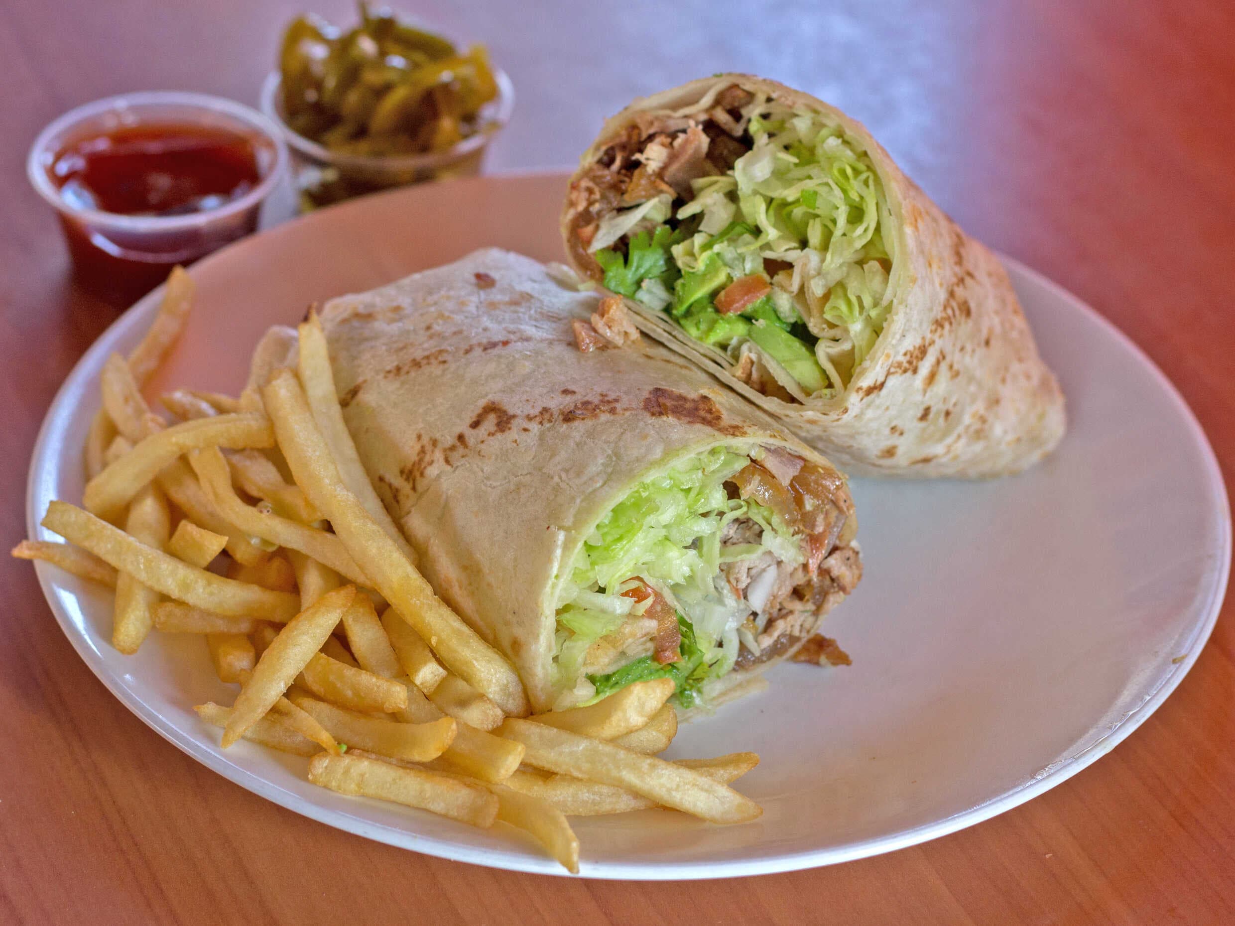 Super Burro carnitas