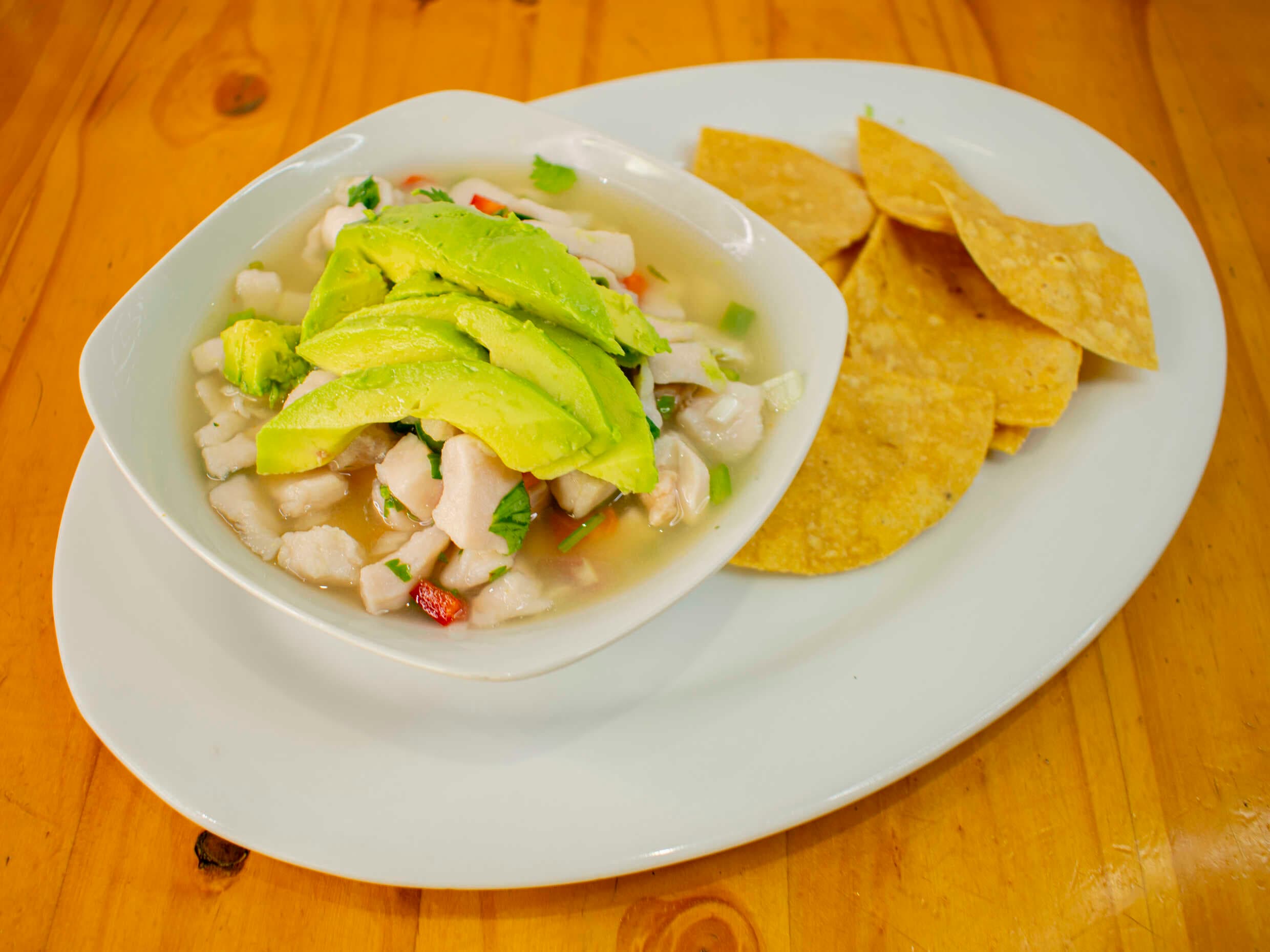 Ceviche con Aguacate