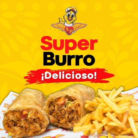 Super Burro Machaca de Pollo
