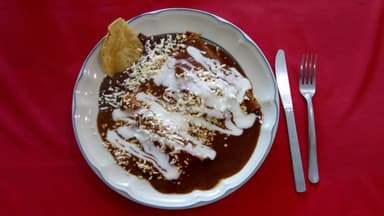 Enchiladas de Mole