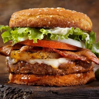 Hamburguesa Normal con Papas