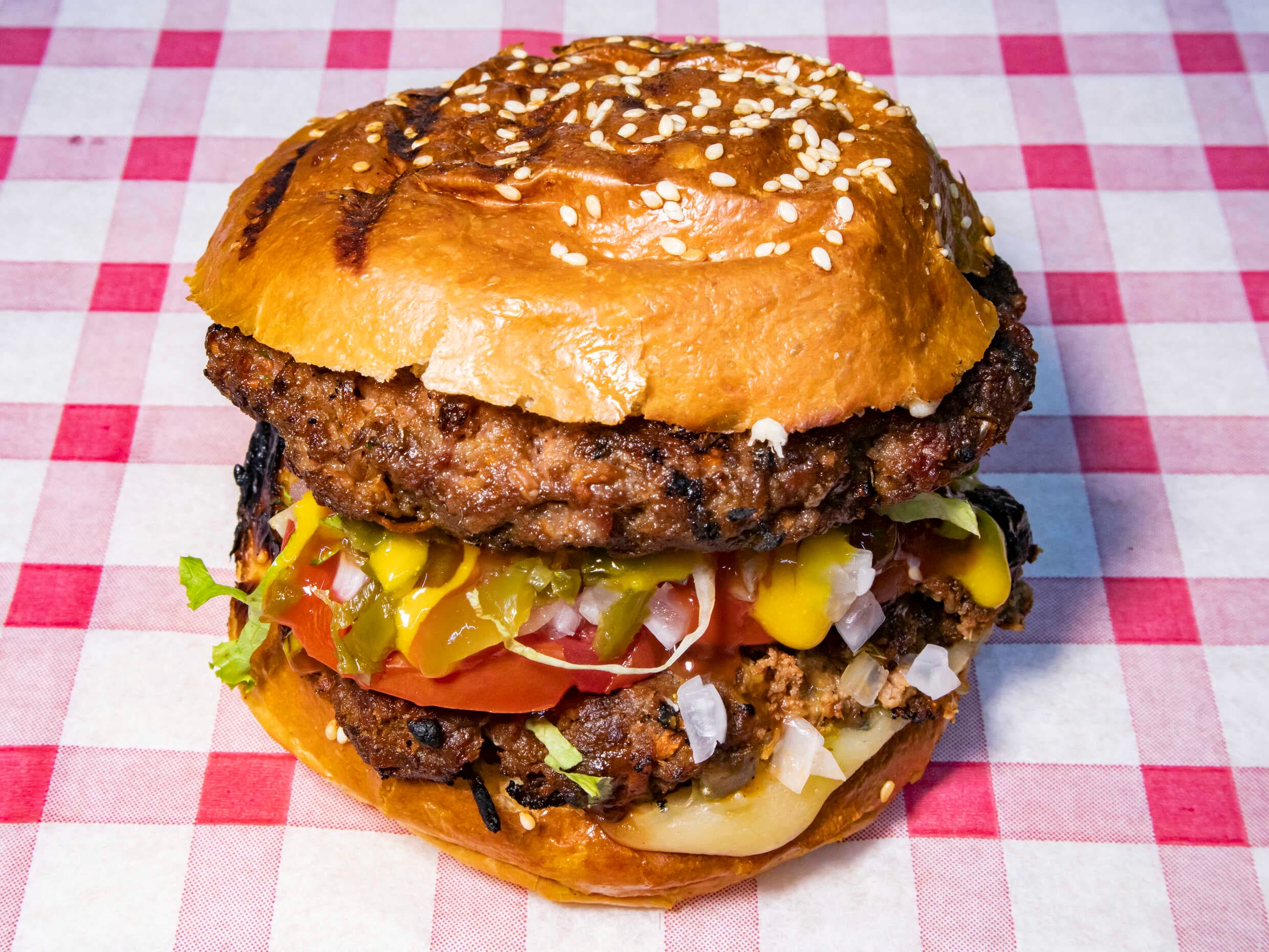 Hamburguesa de Arrachera Doble