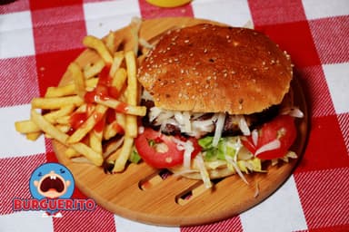 Hamburguesa Sencilla.