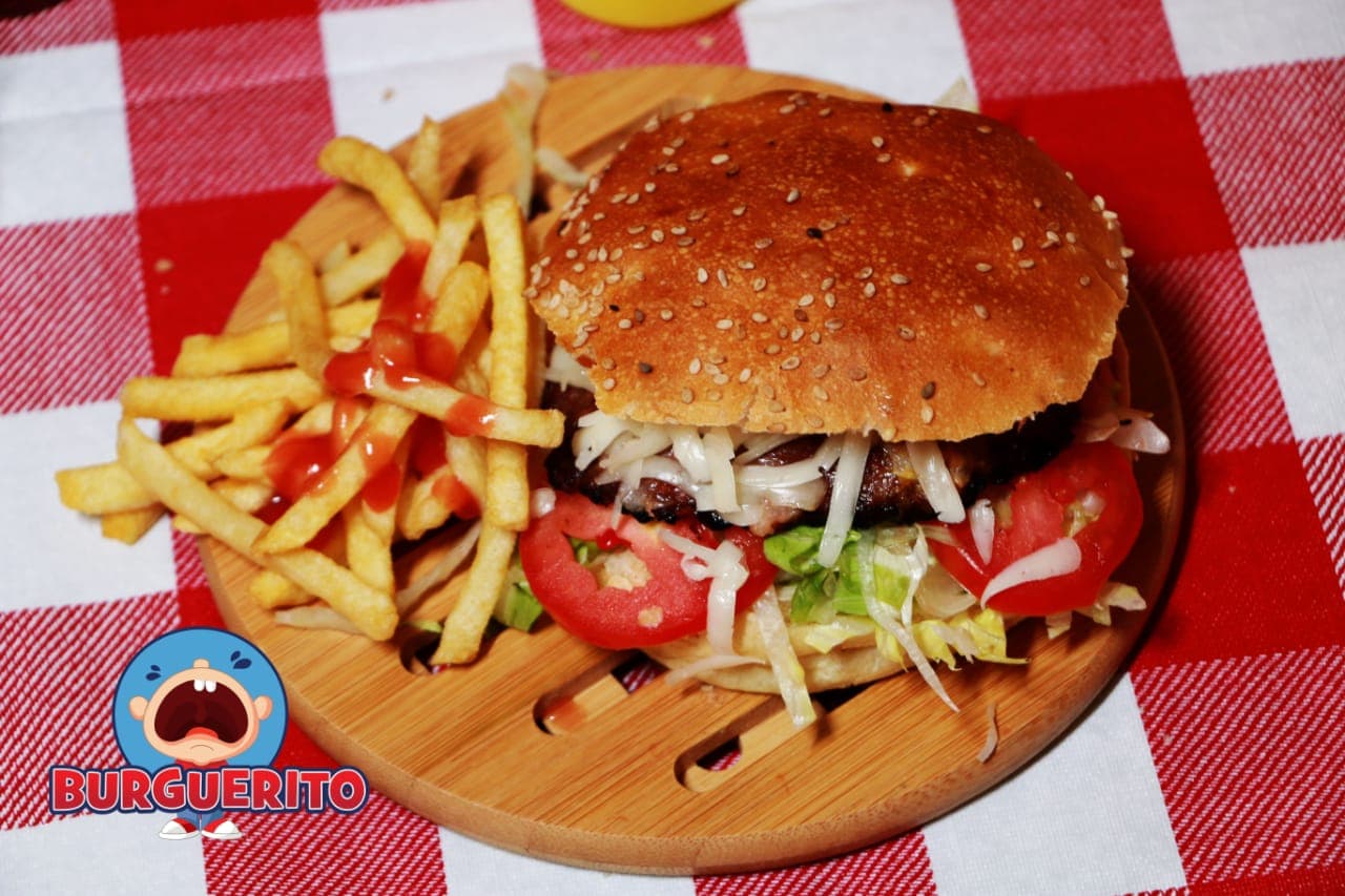 Hamburguesa Sencilla.