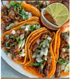Taco de birria de res