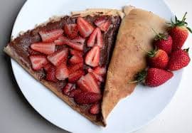 Crepa de NUTELLA con Fresas