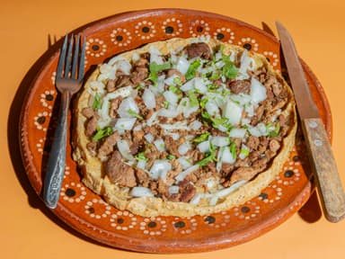 Pellizcada de carne asada