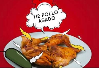 Medio Pollo Asado