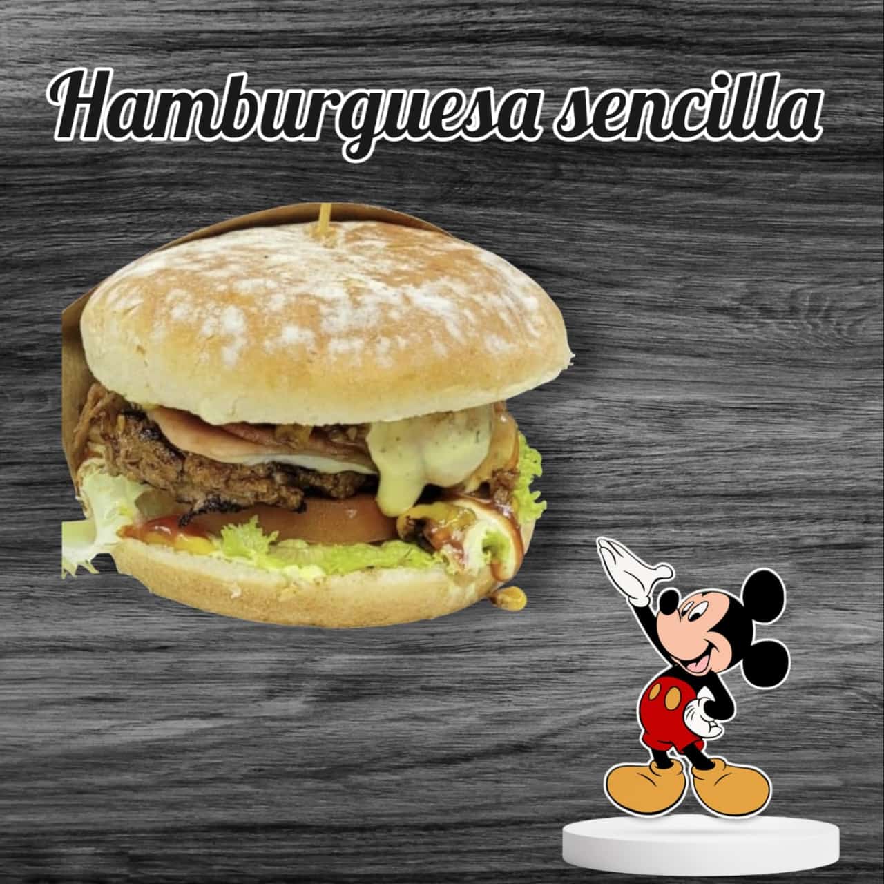 Hamburguesa Sencilla