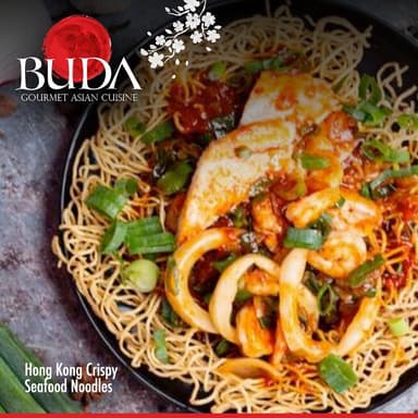 Hong Kong Crispy Seafood Noodles