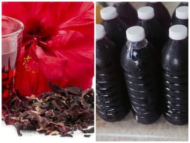 Agua de Jamaica 1/2 Litro