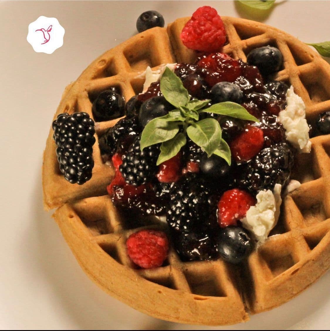 Waffle Frutos Rojos