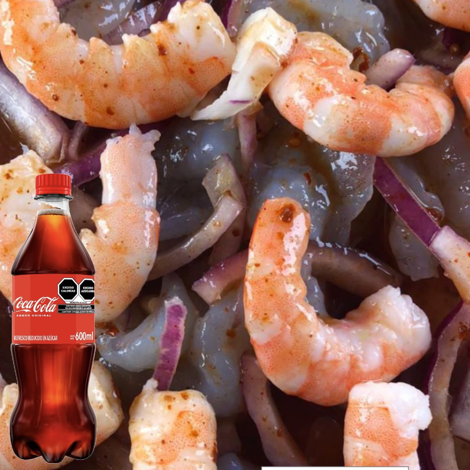 Combo-Coca-Cola Aguachile Mix + Refresco 600 ml