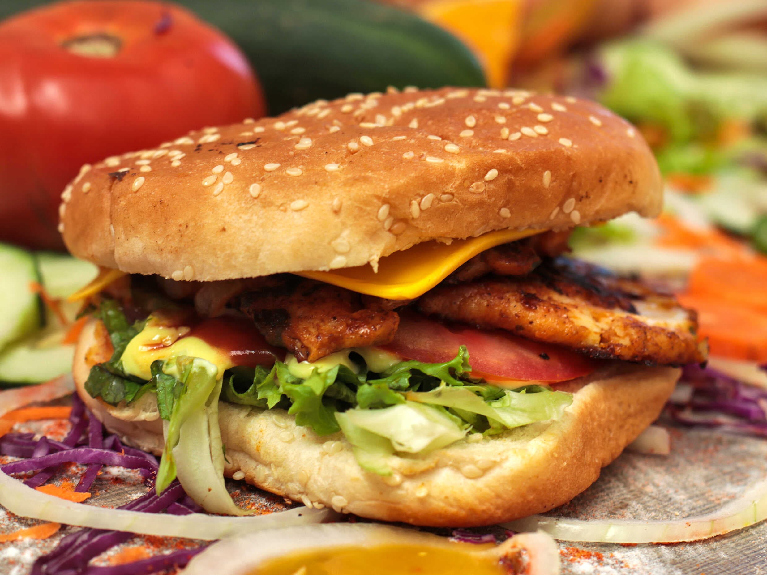 Hamburguesa de Pollo