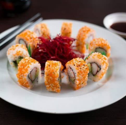 Sushi California + Sopa Miso
