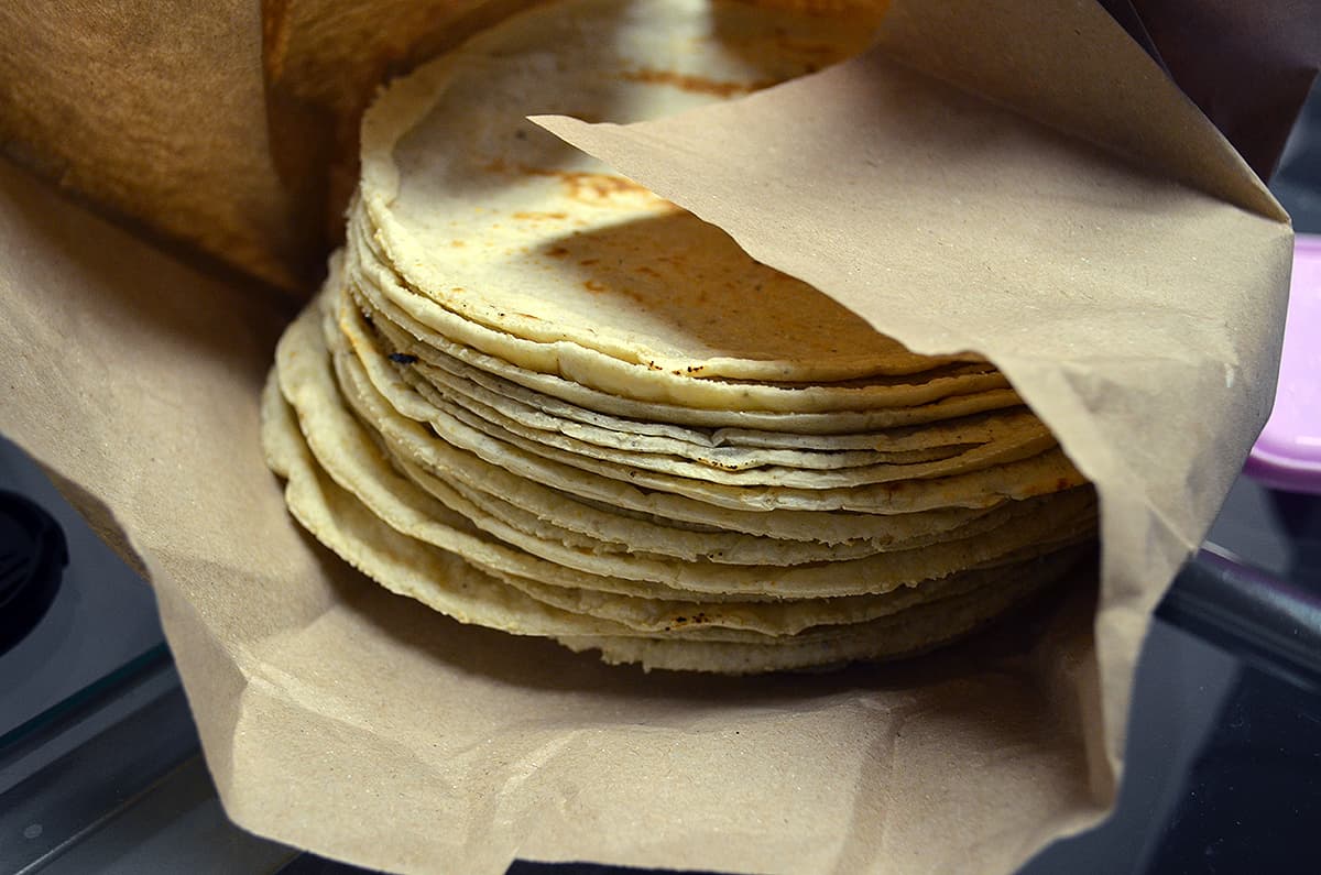 Porción de tortillas extras