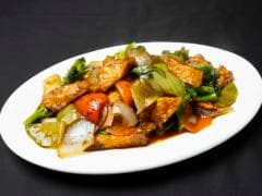 Verduras Salteadas con Pescado