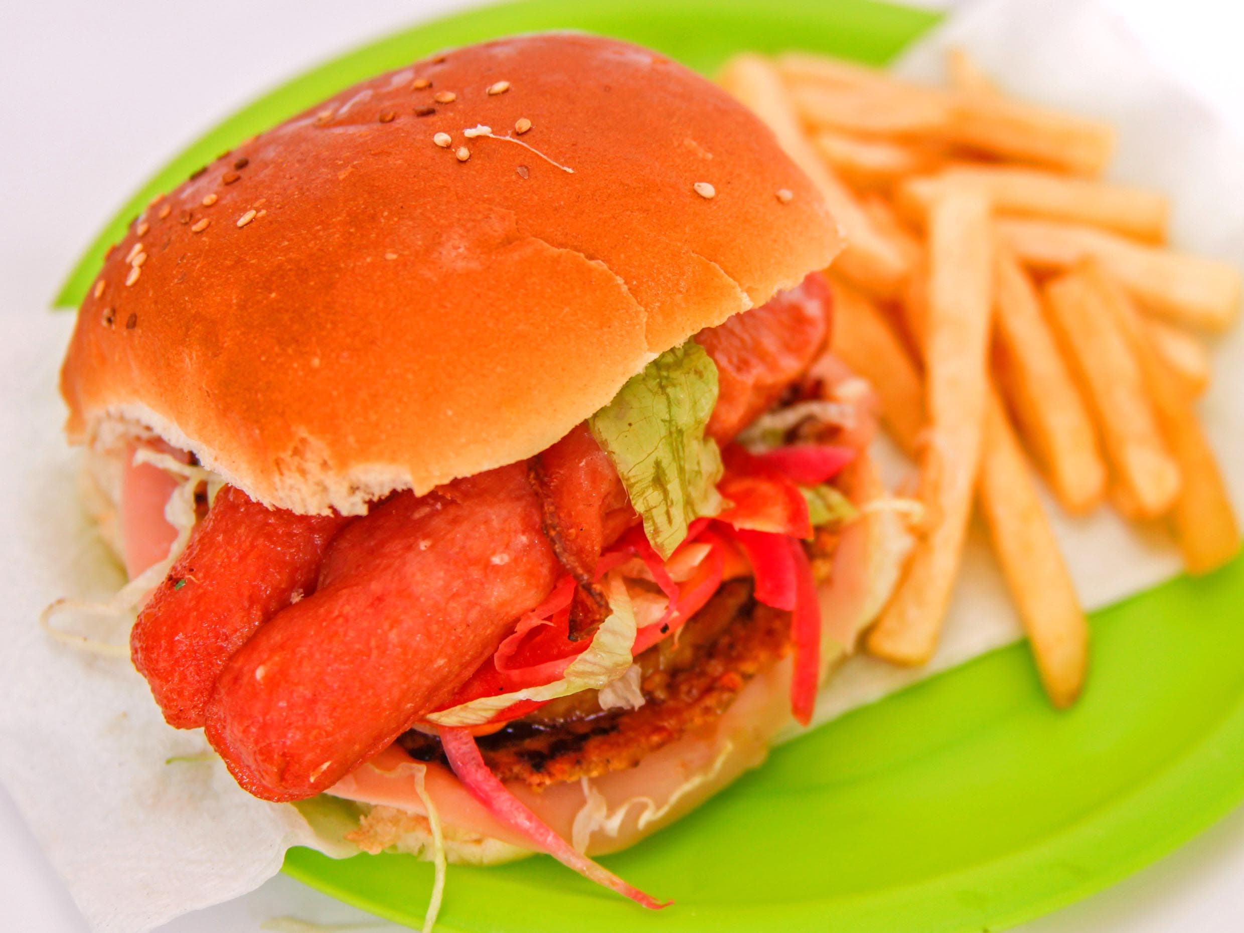 Hamburguesa Especial con Papas