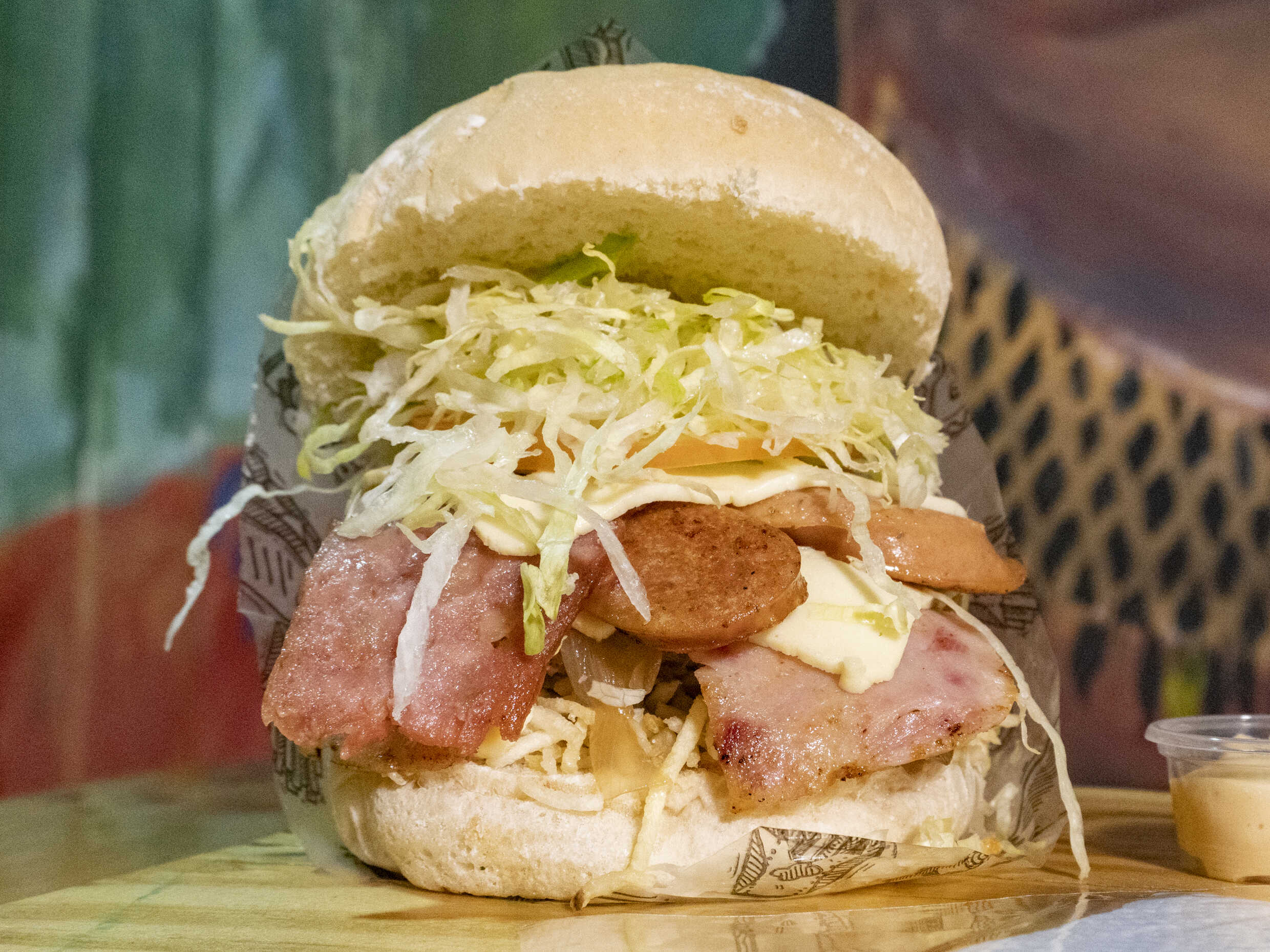 Hamburguesa Chori Burger + papas Doble porción