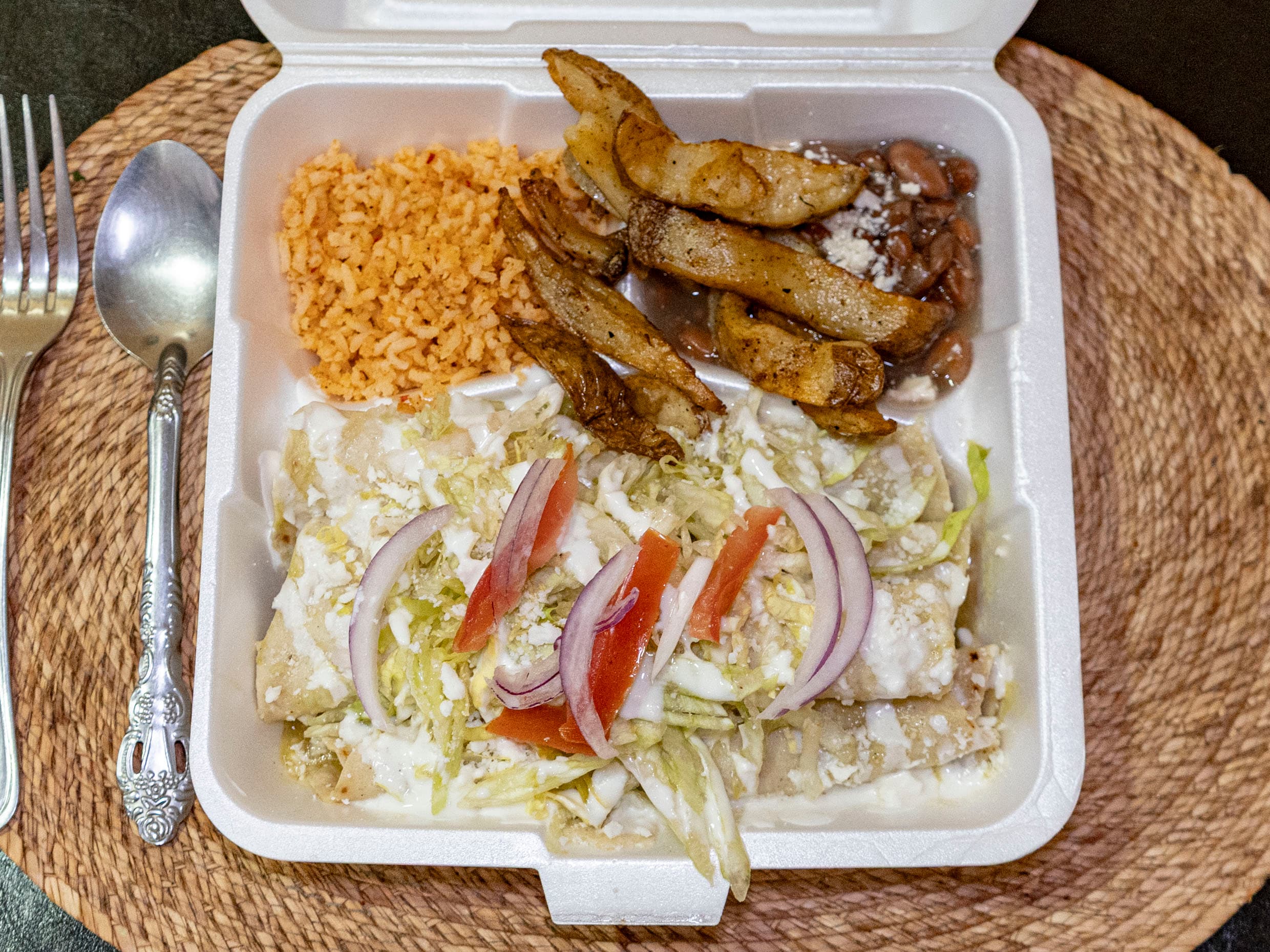 Enchiladas verdes