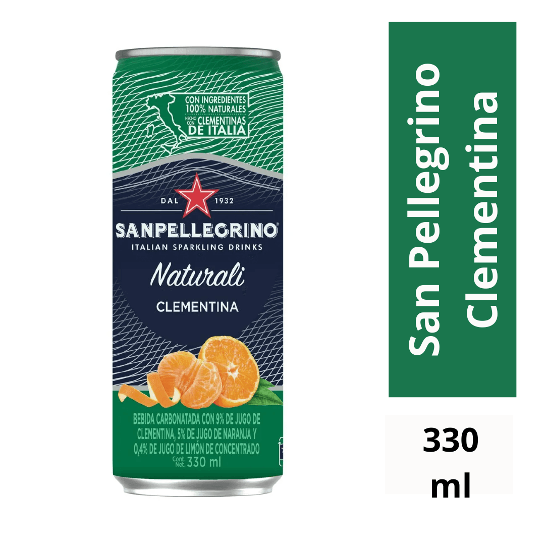Agua Mineral San Pellegrino Clementina 330ml