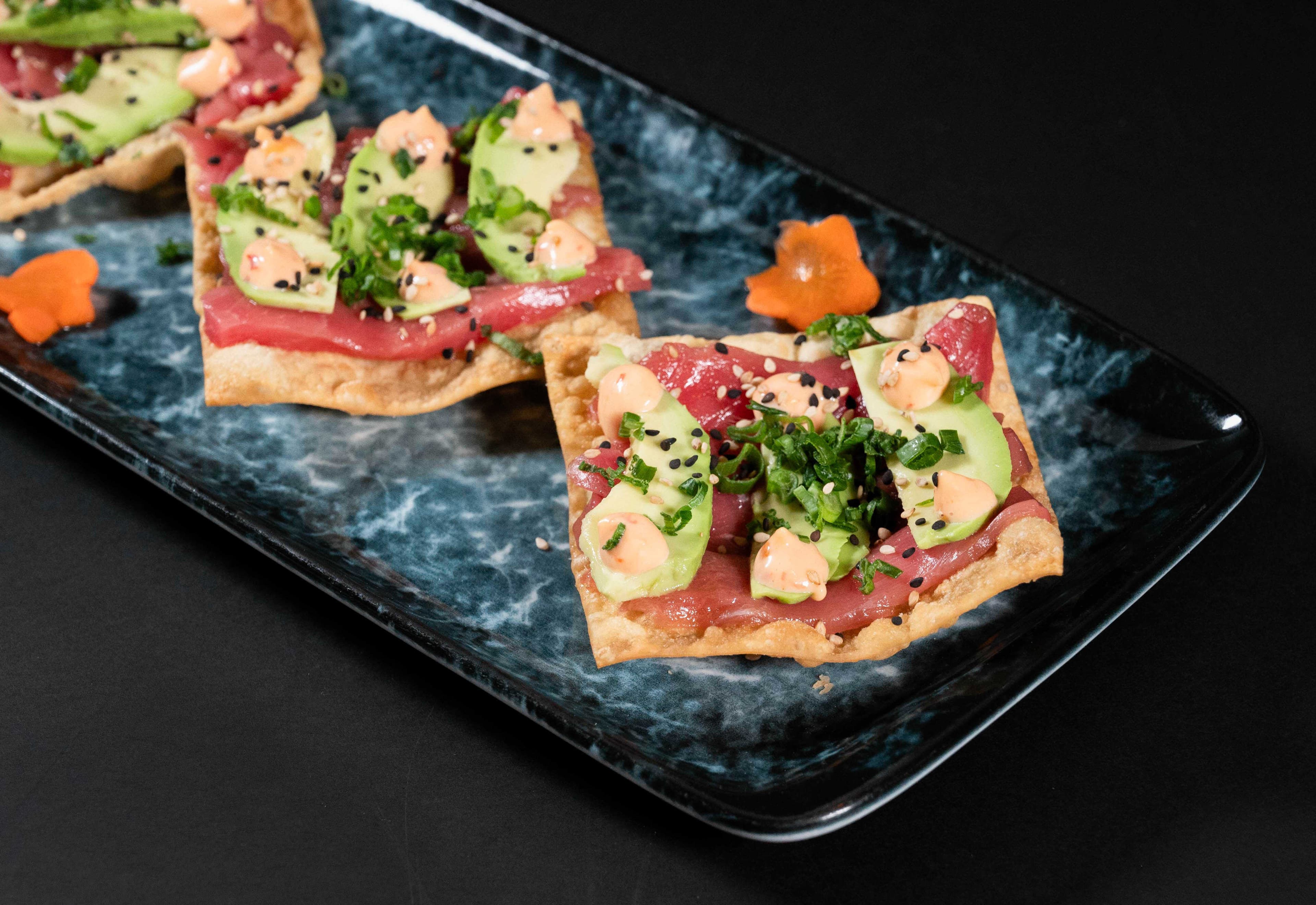 Tostadas Won Ton