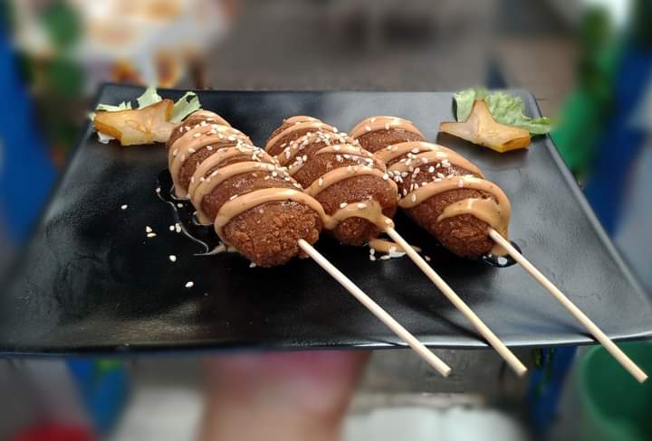 Kushiagues de Camarón con Queso