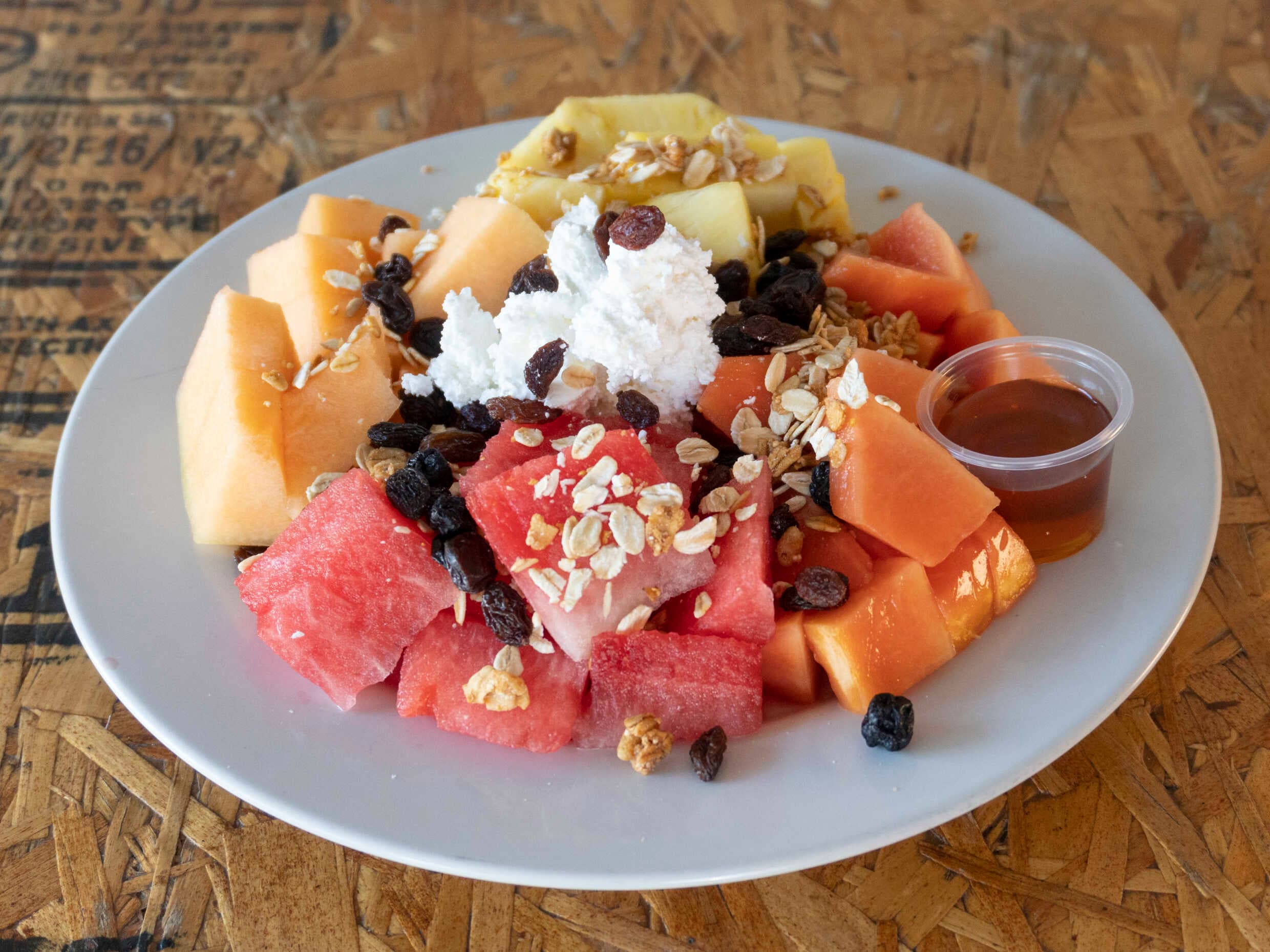 Plato de fruta Mazatlán
