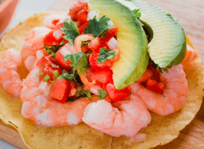 Tostada de Camarón