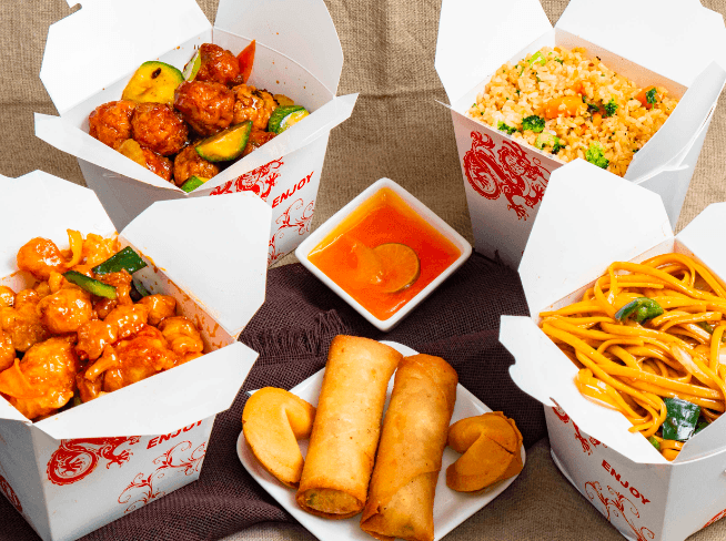 China Box Familiar para 4 Personas