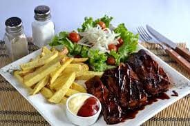 Costillas + Acompañam + Salsa